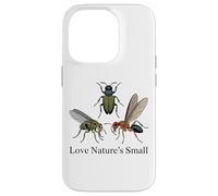 Love Natures Small Insect Beetle Fly Ant Botanical Art Case for iPhone 14 Pro