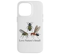 Love Natures Small Insect Beetle Fly Ant Botanical Art Case for iPhone 14 Pro Max