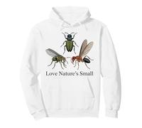 Love Natures Small Insect Beetle Fly Ant Botanical Art Pullover Hoodie