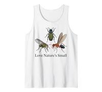 Love Natures Small Insect Beetle Fly Ant Botanical Art Tank Top