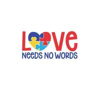 Love needs no words: Blank line notebook