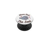Love Neil The Seal Retro Vintage PopSockets Adhesive PopGrip