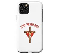 Love Never dies Inspirational Bible Quote Faith Hope Jesus Case for iPhone 11 Pro