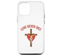 Love Never dies Inspirational Bible Quote Faith Hope Jesus Case for iPhone 12/12 Pro