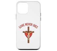 Love Never dies Inspirational Bible Quote Faith Hope Jesus Case for iPhone 12 mini