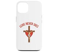 Love Never dies Inspirational Bible Quote Faith Hope Jesus Case for iPhone 13