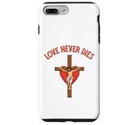 Love Never dies Inspirational Bible Quote Faith Hope Jesus Case for iPhone 7 Plus/8 Plus