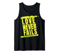 Love Never Fails 1 Corinthians 13:8 Tank Top