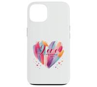 Love Never Fails 1 Corinthians 13:8 Watercolor Heart Case for iPhone 13