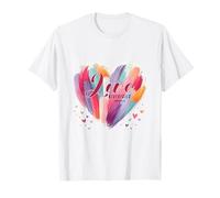 Love Never Fails 1 Corinthians 13:8 Watercolor Heart T-Shirt