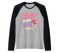 Love Never Fails Bible Verse 1 Corinthians 13:8 Raglan Baseball Tee