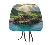Love Northern Ireland Car Headrest Covers Seat Headrests Protector Universal Fit to All Model Accessories 1 PCS