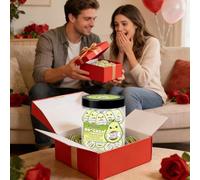 Love Note Cards | Avocado Shape 60-Pieces | Positive Avocado Jar Cards | for Birthday Christmas New Year Valentines Day