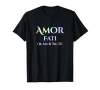 Love of Fate Latin Stoic Philosophy Pastel Rainbow T-Shirt