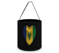 Love of Saint Vincent And The Grenadines Heart Halloween Tricking Or Treating Bag