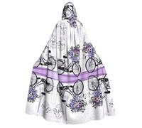Love On The Bike Adult Hooded Cloak Party Decoration Robe Witch Vampires Halloween Christmas Cosplay Costume