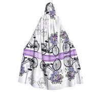 Love On The Bike Hooded Cloak Wizard Cape Grim Reaper Vampire Party Halloween Adult Cosplay Stage Costumes