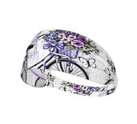 Love On The Bike Printing Double-Sided,Unisex Elastic Sports Headband,Ideal As A Gift For Sports-Loving Friends,Family
