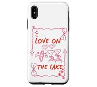 Love on the Lake Bachelorette Party Martini Girls Trip Lake Case for iPhone XS Max