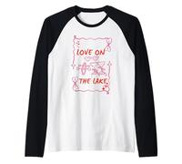 Love on the Lake Bachelorette Party Martini Girls Trip Lake Raglan Baseball Tee
