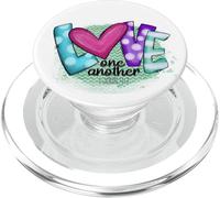 Love One Another 1 John 4:7 Scriptures Bible Message Artwork PopSockets PopGrip for MagSafe