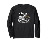 Love One Another John 13:34 Christian Scripture Message Long Sleeve T-Shirt
