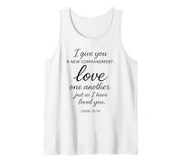 Love One Another John 13:34 Scripture Bible Verse Prayer God Tank Top