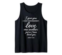 Love One Another John 13:34 Scripture Bible Verse Prayer God Tank Top