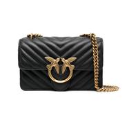 Pinko Shoulder Bag Love One Mini Leather 21 cm Black