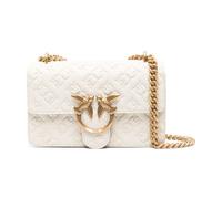 Pinko , White Chevron Quilted Shoulder Bag ,White female, Sizes: ONE SIZE