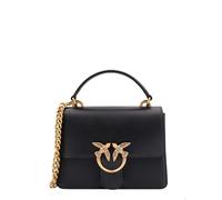 PINKO Love One One Handbag Leather 20 cm black