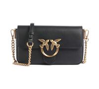 PINKO Love one Shoulder bag Genuine Leather 23 cm gray