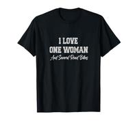 Love One Woman & Several Road Bikes Funny T-Shirt