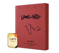 LOVE or HATE H1-KEY Album [TRUE ver.]+Pre Order Benefits+BolsVos K-POP Inspired Freebies (3rd Mini Album)