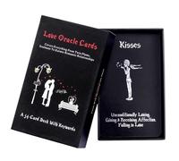 Love Oracle Cards,Twin Flame Oracle Cards,Tarot Cards for Beginners,Covers Twin Flame,Soulmate and Romantic Relationships,Guide You on The Journey of Love