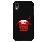 Love Our People Like You Love Our Food Stop Asian Hate AAPI Case for iPhone XR