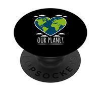 Love Our Planet Climate Change Awareness Earth Day PopSockets Adhesive PopGrip