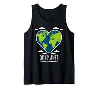 Love Our Planet Climate Change Awareness Earth Day Tank Top