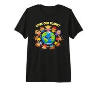 Love Our Planet Earth Day Kids Unity Premium T-Shirt