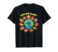Love Our Planet Earth Day Kids Unity T-Shirt