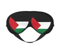 Love Palestine Flag 12 Love Palestine Flag Sleep Masks Adjustable Strap Soft Eye Mask for Women Men Travel Work Home