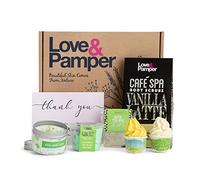 Love & Pamper - Hand Made Bath Body Spa Pamper Gift Set For Women, GIN & LIME Bath Melt and Pina Colada Bath Melt, Gin Fizz Body Exfoliating Mousse, GIN & LIME Candle and Relaxing Bath Tea Bag