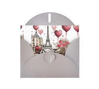 Love Paris Tower Coffee Wine Perfume Bicycle Heart print Greeting Cards - Thank-You Cards Party Invitation Cards for Festive Celebrations