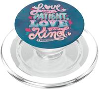Love Patient Kind 1 Corinthians 13:4 Loving Marriage Bible PopSockets PopGrip for MagSafe