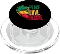 Love Peace Rasta Reggae Music Rastafari Roots Jamaican PopSockets PopGrip for MagSafe