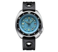 LOve Peace STEELDIVE SD1970 Abalone Classic Dive Wristwatch Luminous NH35 Movement 200M Waterproof Mechanical Watch for Me (Color 1 Rubber)