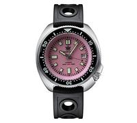 LOve Peace STEELDIVE SD1970 Abalone Classic Dive Wristwatch Luminous NH35 Movement 200M Waterproof Mechanical Watch for Me (Color 3 Rubber)