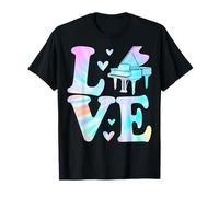Love Piano - Piano Player Valentine's Day Pianist Gifts T-Shirt