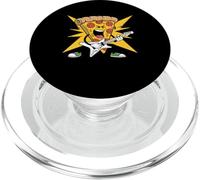 Love Pizza Slice Of Pizza Costume Guitar Rock and Roll Pizza PopSockets PopGrip for MagSafe
