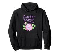 Love Poetry Floral Romance Soulmate Nature Aesthetic Pullover Hoodie